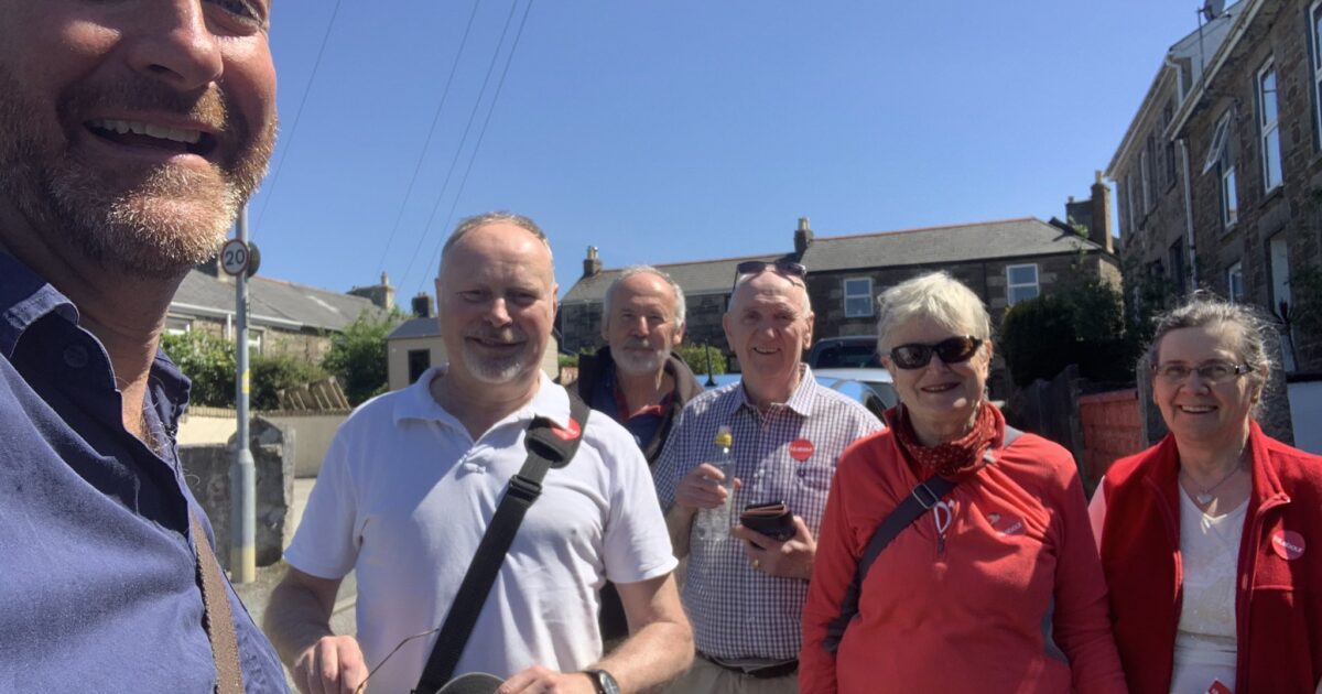 Out and about Camborne, Redruth & Hayle Labour Camborne, Redruth